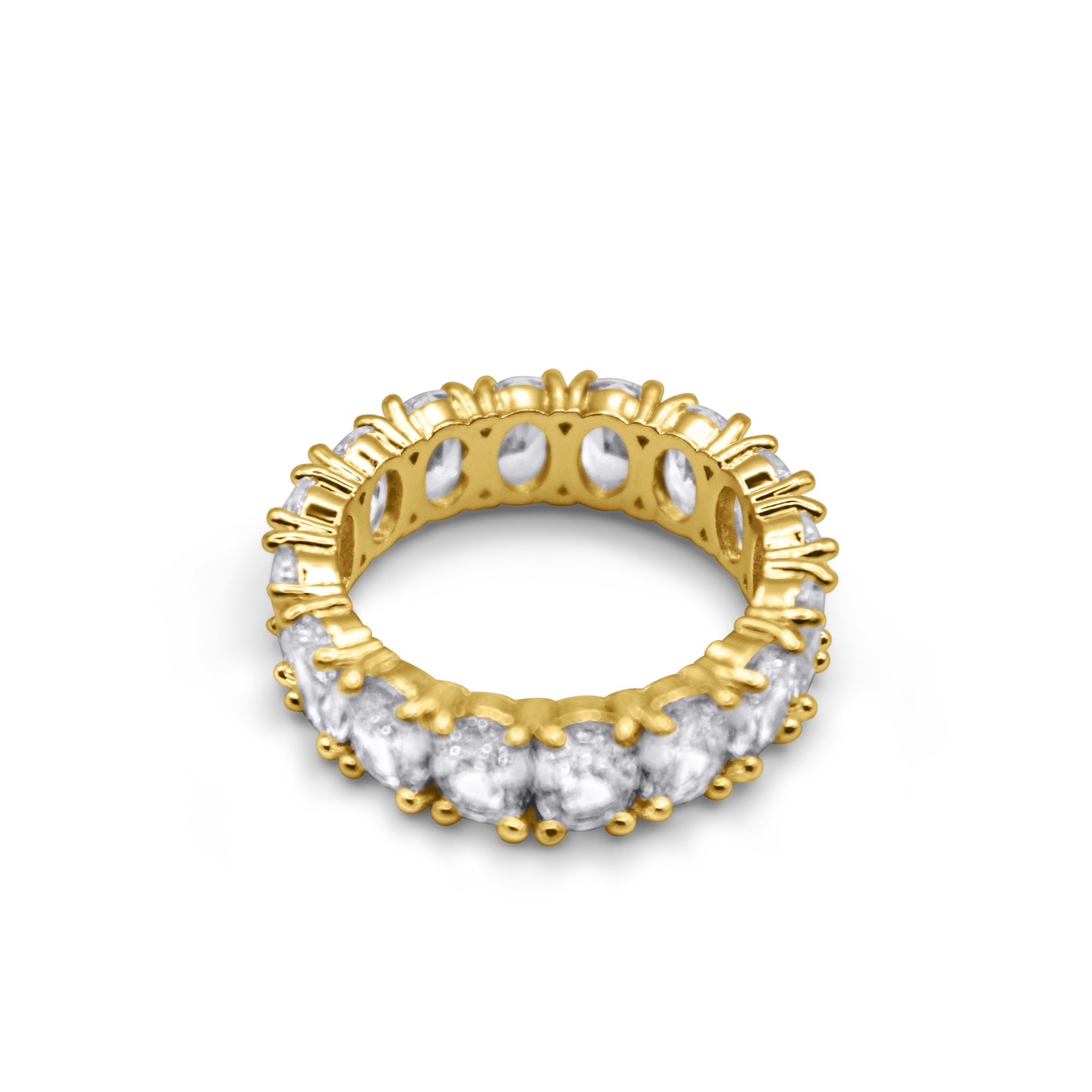 925 Sterling Silver ‘Cara’ Ring Gold 7