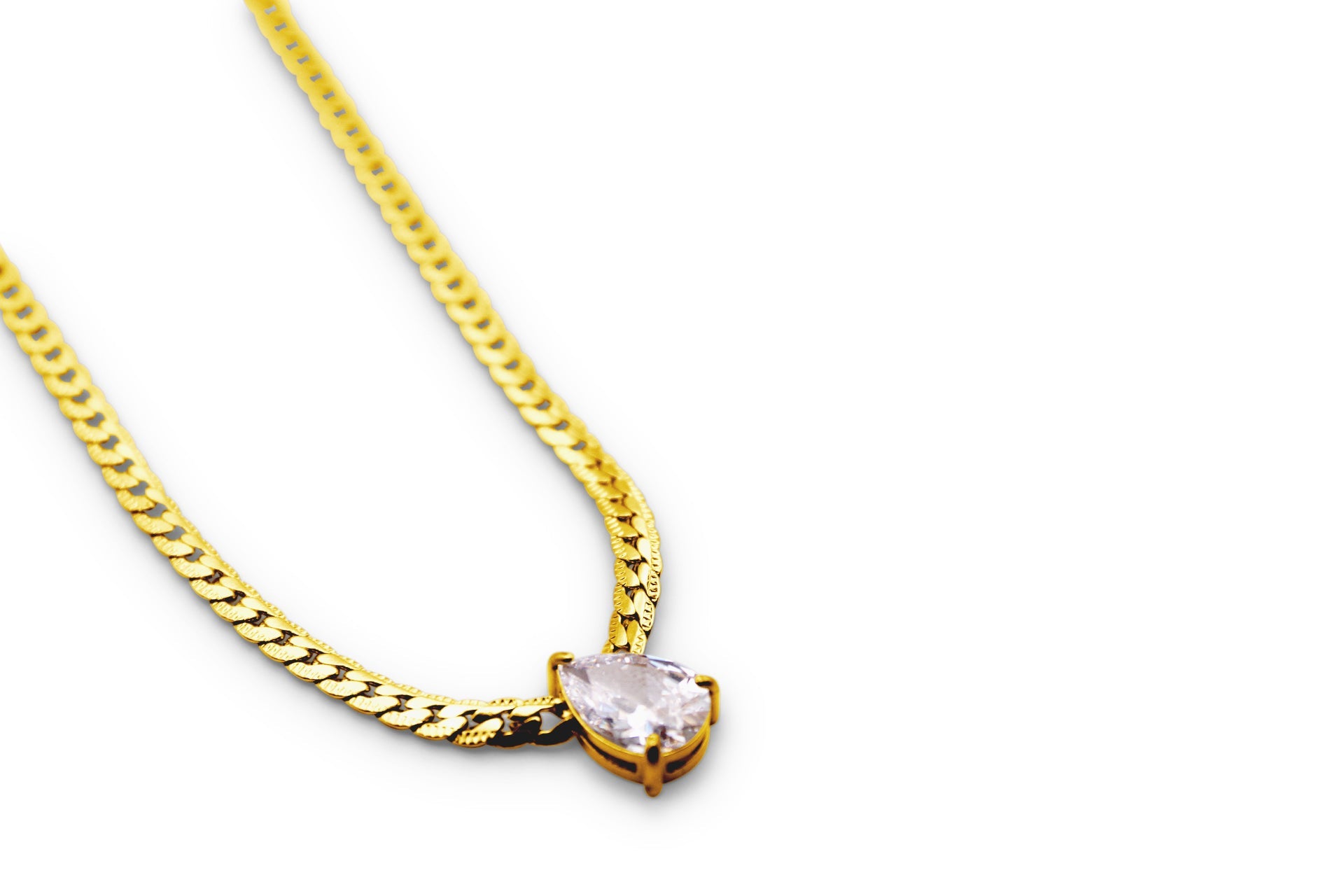 gold chain necklase