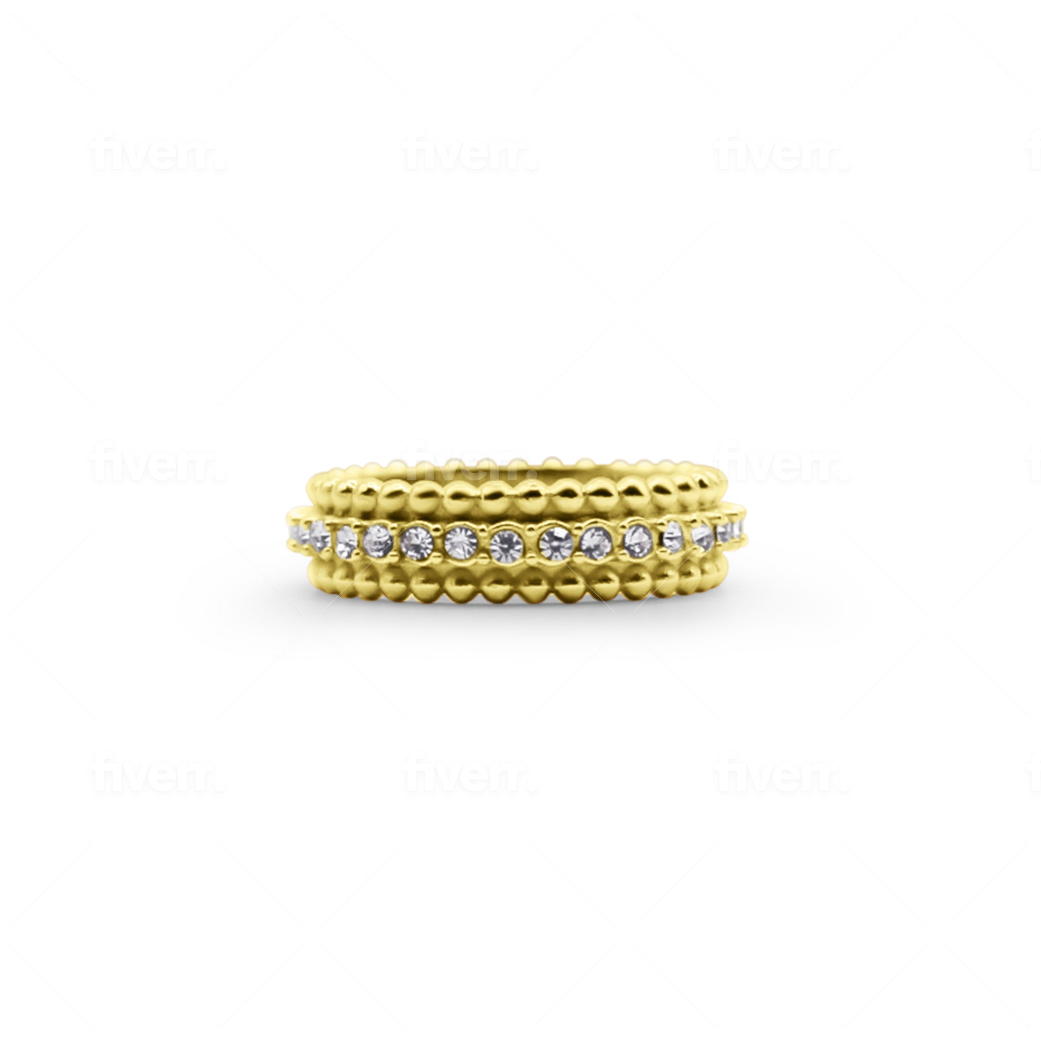 Beaded 'Diana' Ring