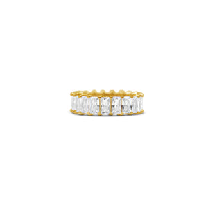 baguette diamond wedding band