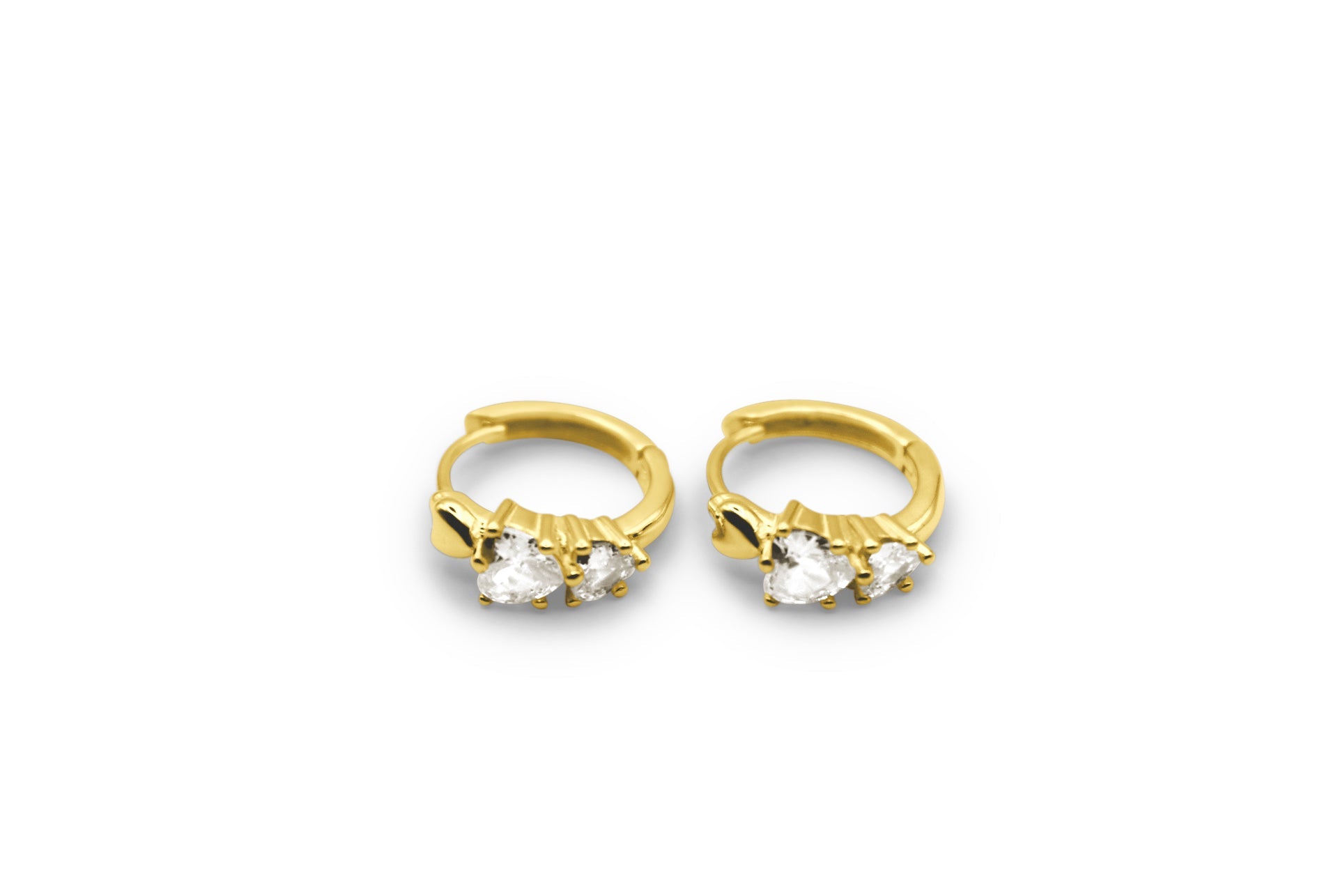 gold earrings