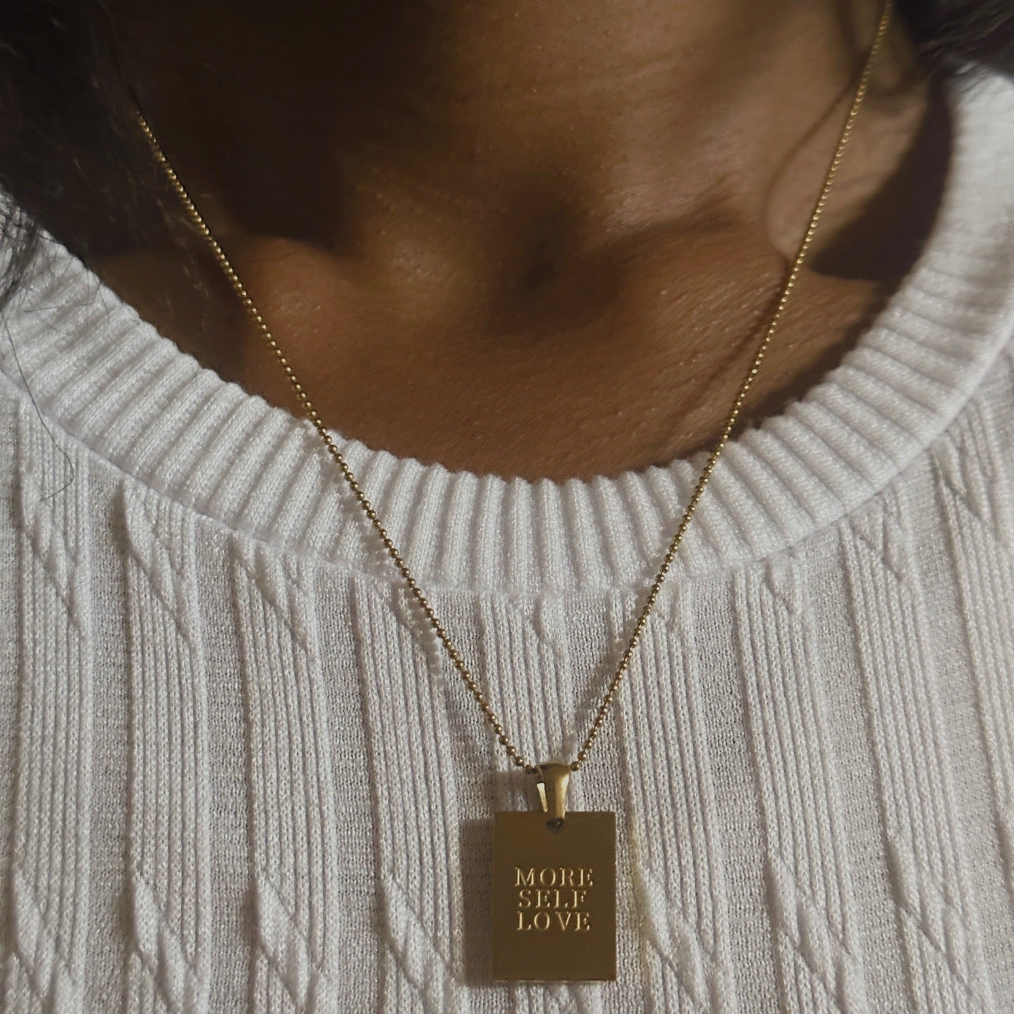 More Self Love Pendant Necklace
