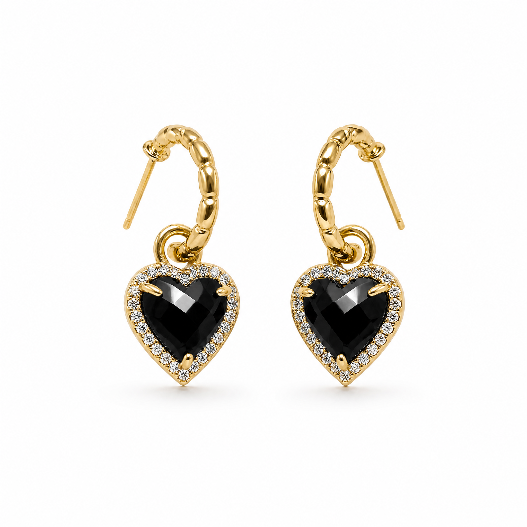 Onyx Charm Earrings