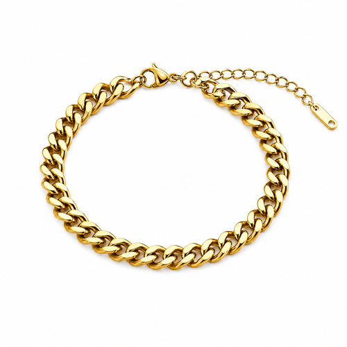 6mm 'Brooklyn' Cuban Link Chain Bracelet - Phaze Jewelry