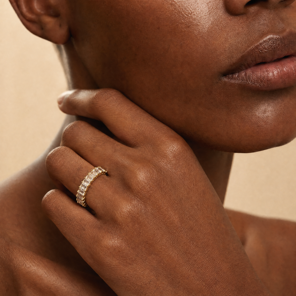 Khloe Baguette Ring