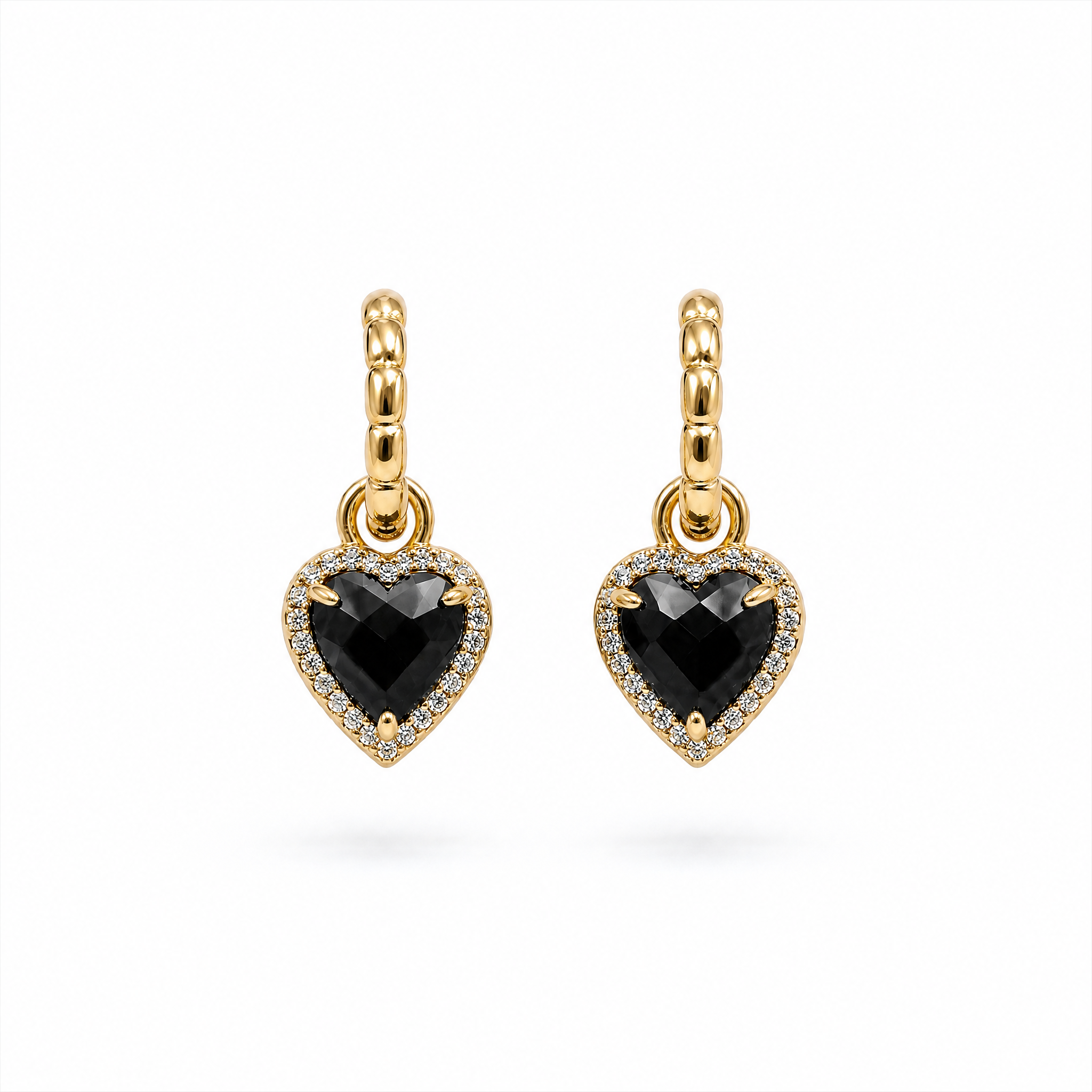 Onyx Charm Earrings