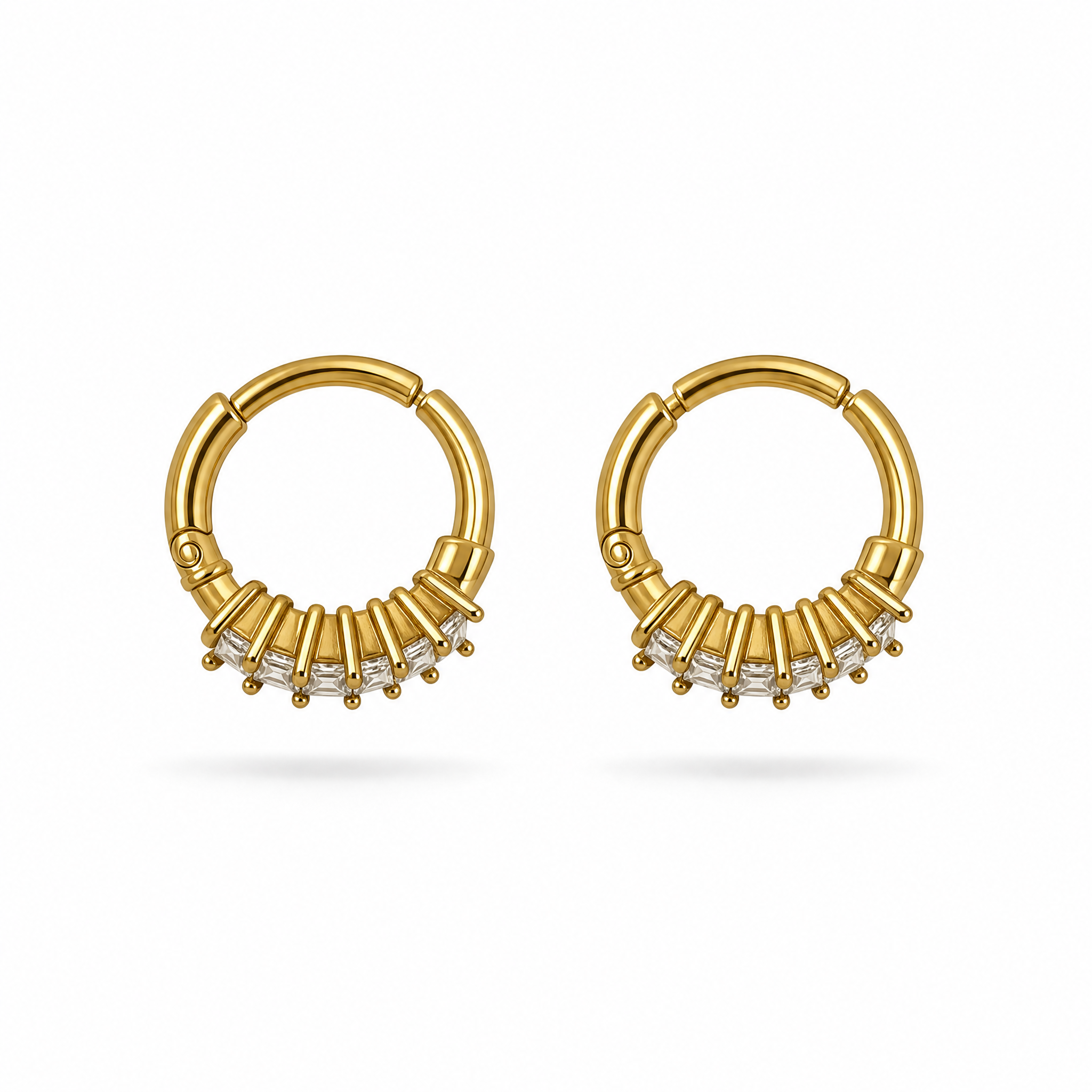 18K Gold Plated “Carrie” Earrings