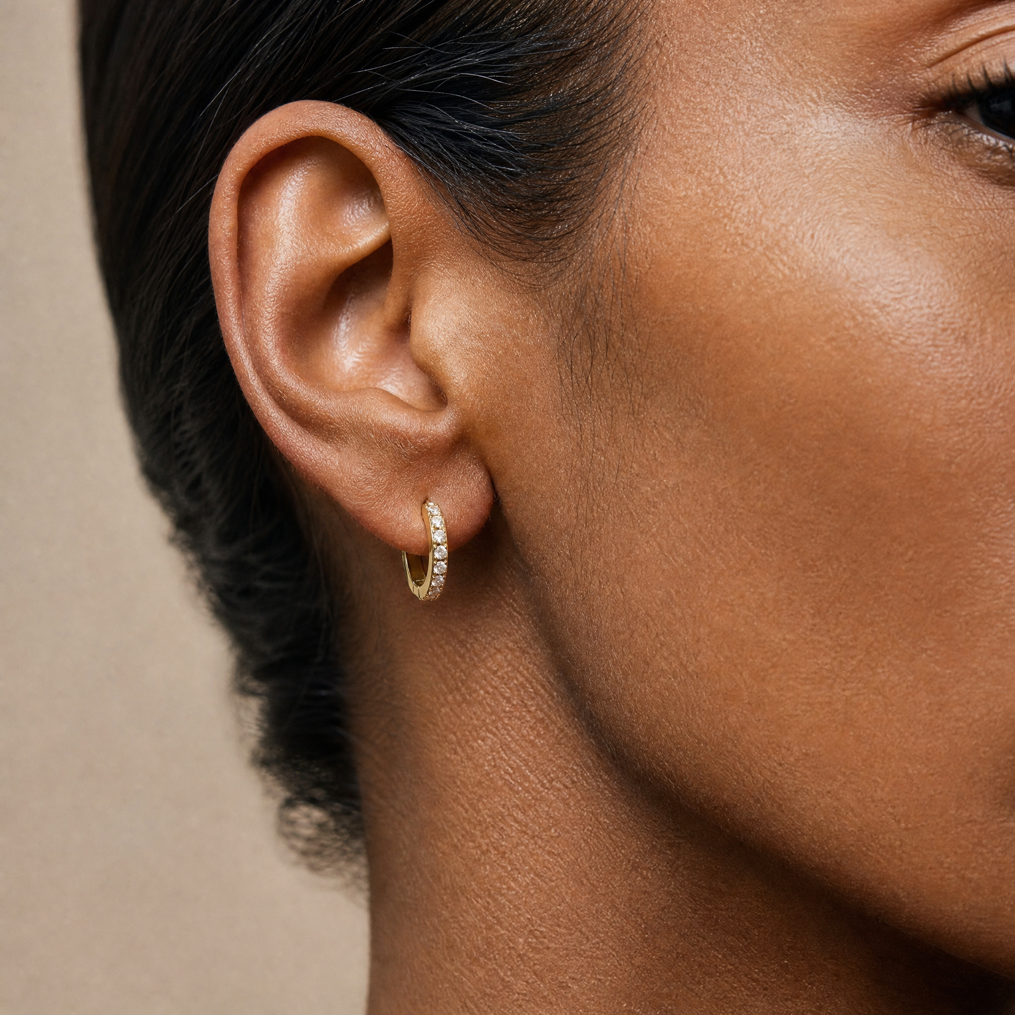 Hannah Huggie Earrings